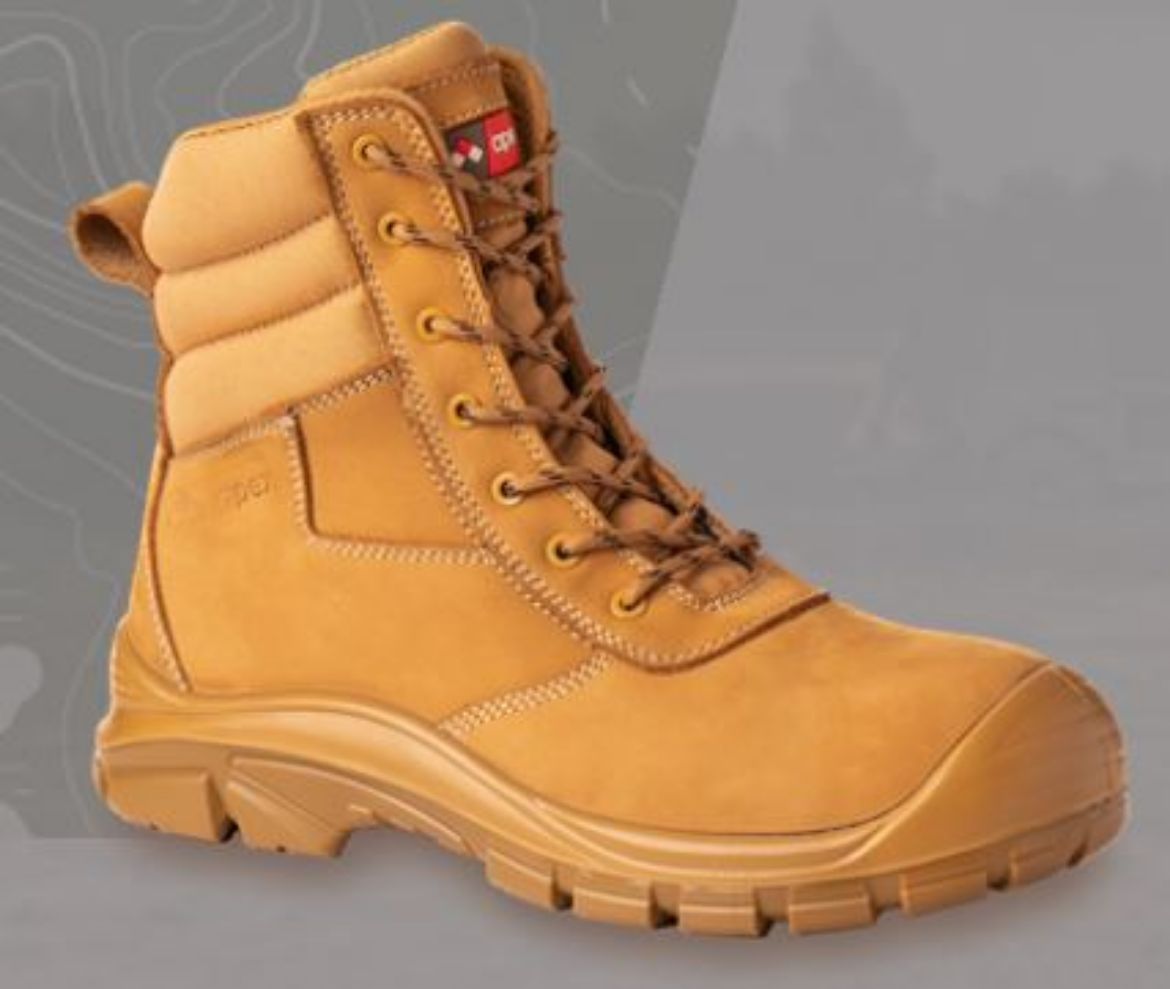 Picture of The Waihi Zip Safety Boots - Wheat