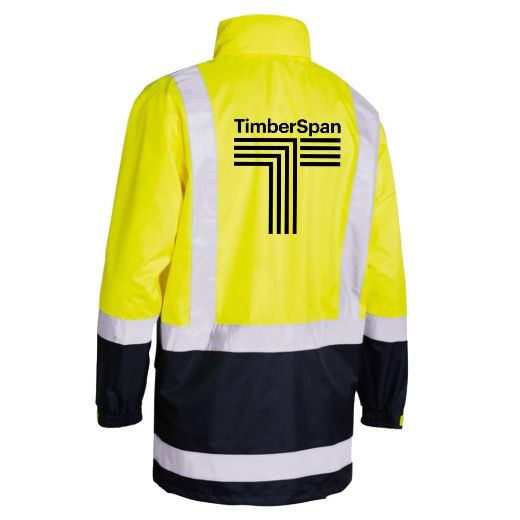 Picture of Taped Hi Vis Rain Shell Jacket