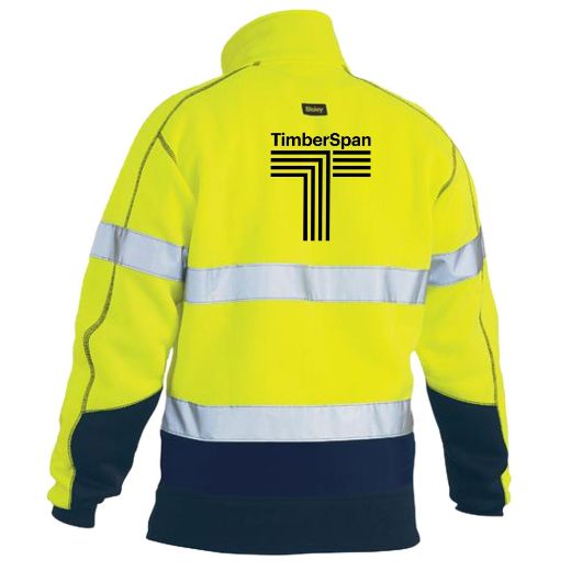 Picture of Hi Vis Taped Fleece Zip Pullover