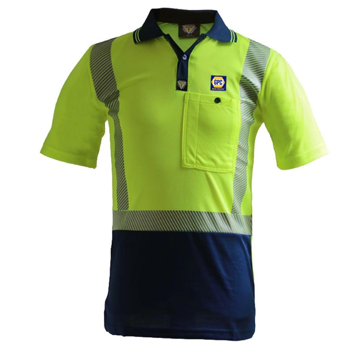 Picture of Hi Vis D/N Segment Tape Polo - King Size