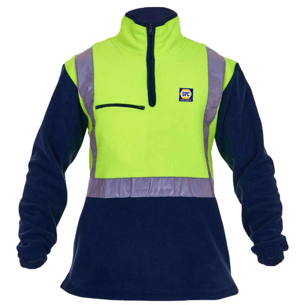 Picture of Hi Vis D/N 1/2 Zip Polar Fleece - King Size
