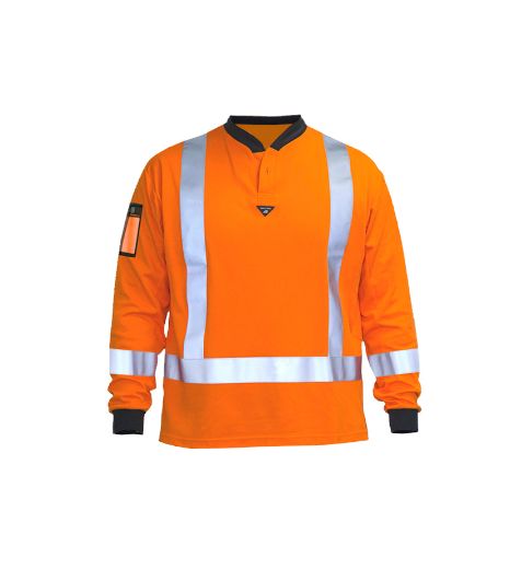 Picture of Hi Vis Rugger Shirt Long Sleeve