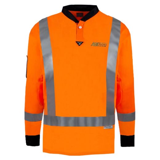 Picture of Hi Vis Rugger Shirt Long Sleeve