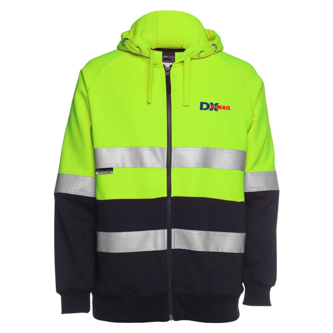 Picture of Hi Vis (D+N) Full Zip Fleecy Hoodie