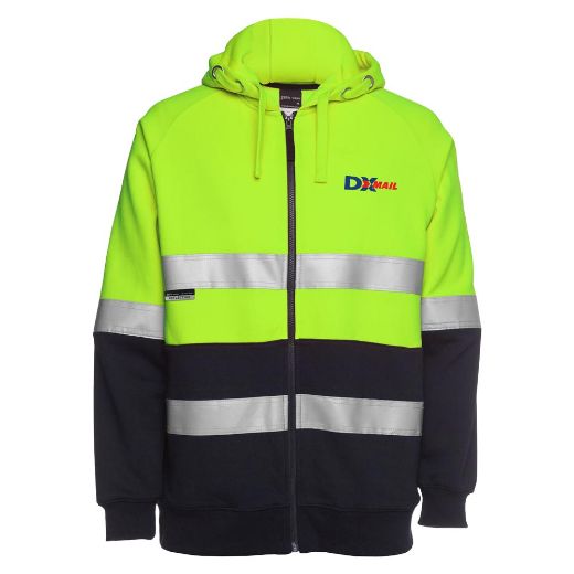 Picture of Hi Vis (D+N) Full Zip Fleecy Hoodie