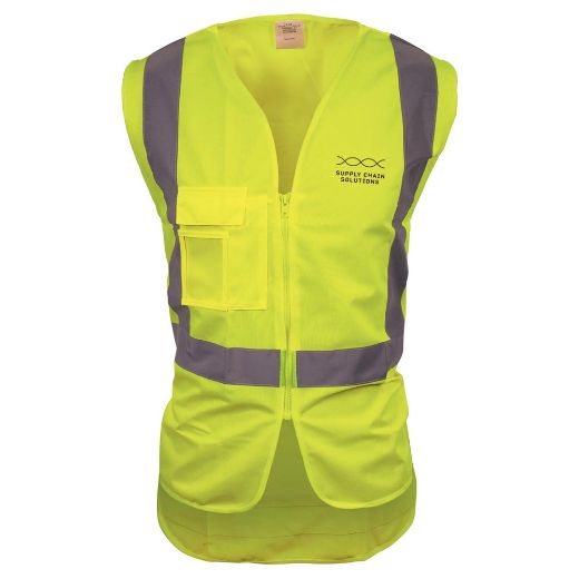 Picture of Hi Vis Zip Front Day/Night Over Vest
