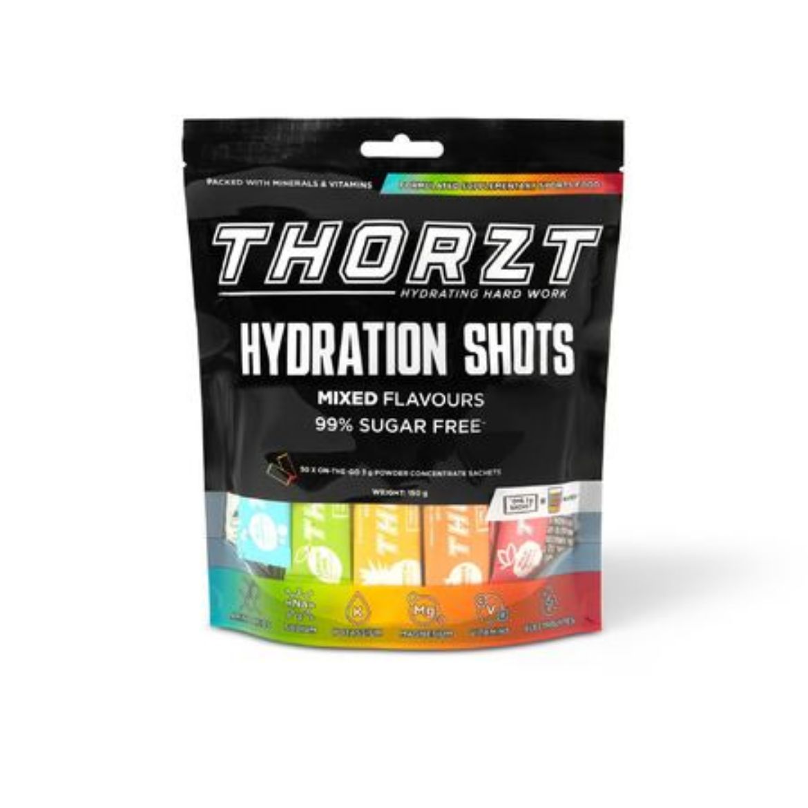 Picture of Thorzt Sugar Free Solo Shot Pack Mixed Flavours (50 x 3g)