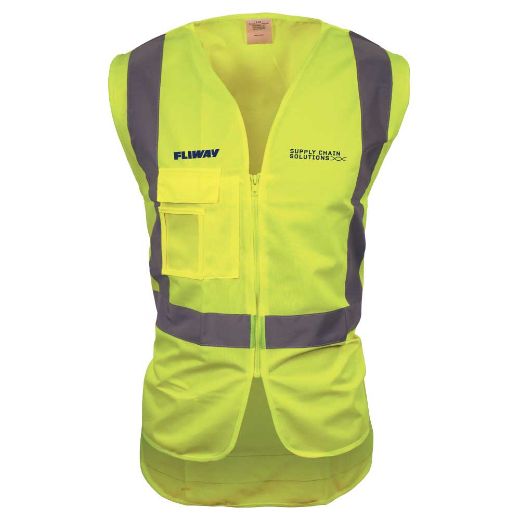 Picture of Hi Vis Zip Front Day/Night Over Vest